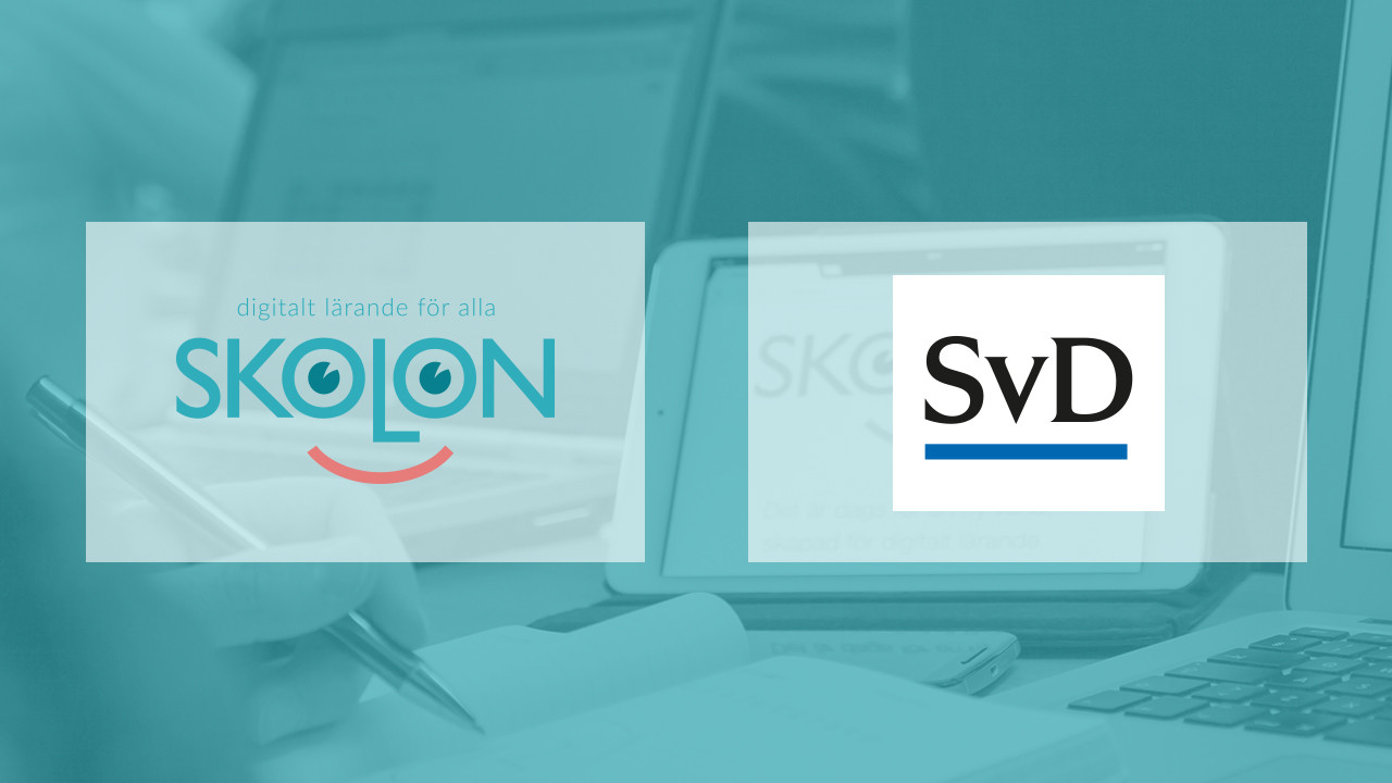 Skolon och Svenska Dagbladet i samarbete för likvärdigt lärande – SvD Skola blir tillgänglig kostnadsfritt i biblioteket Skolon och Svenska Dagbladet i samarbete för likvärdigt lärande – SvD Skola blir tillgänglig kostnadsfritt i biblioteket