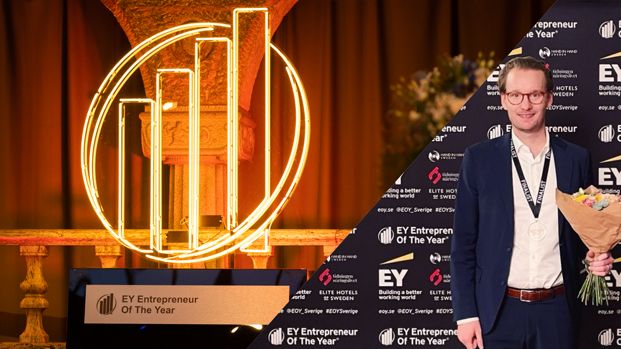 EOY – Arets manliga stjarnskott Oliver Lundgren Skolons vd Oliver Lundgren kammade hem titeln “Årets manliga stjärnskott” på Entrepreneur of the Year Region Syd