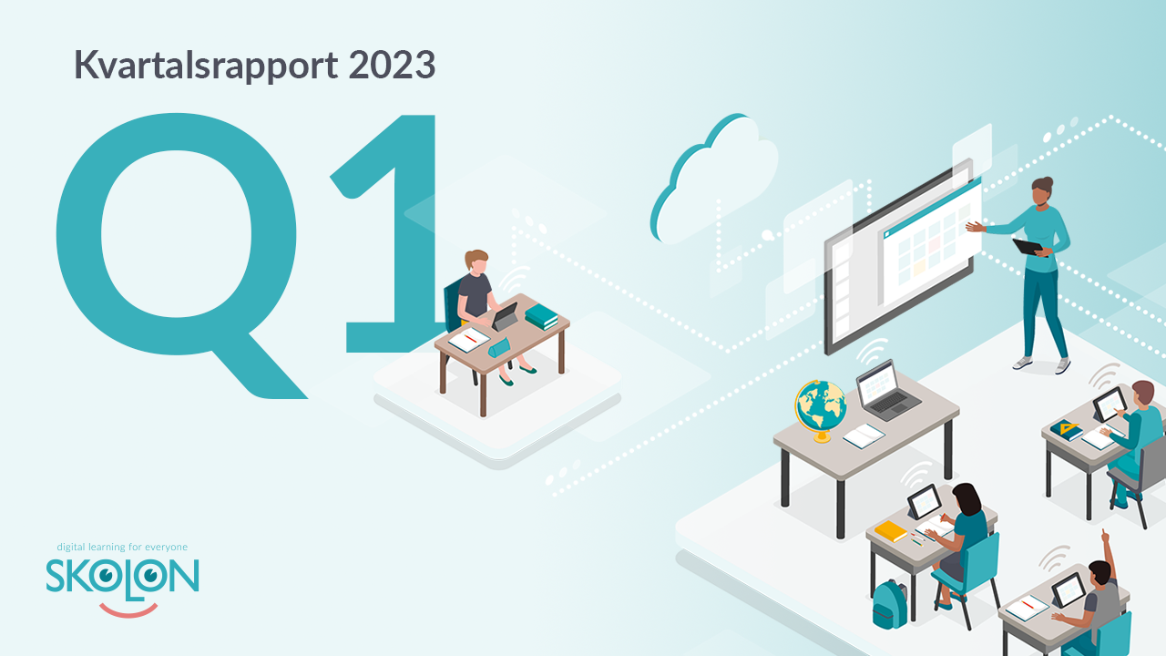 Skolon AB Q1 2023 Skolon publicerar kvartalsrapport per 31 mars 2023