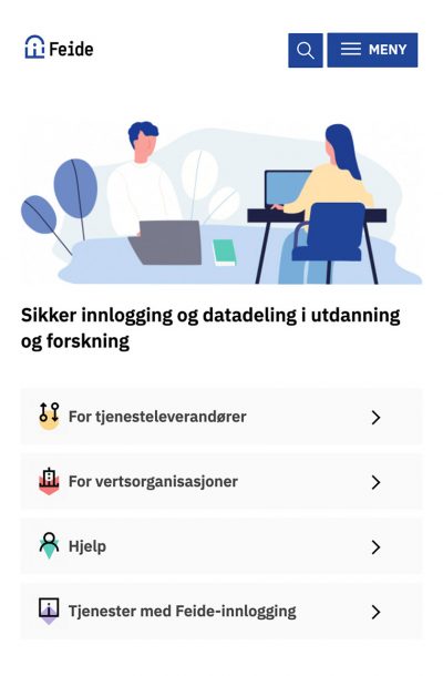 Feide Samlingsplass for lærere og elever - Skolon