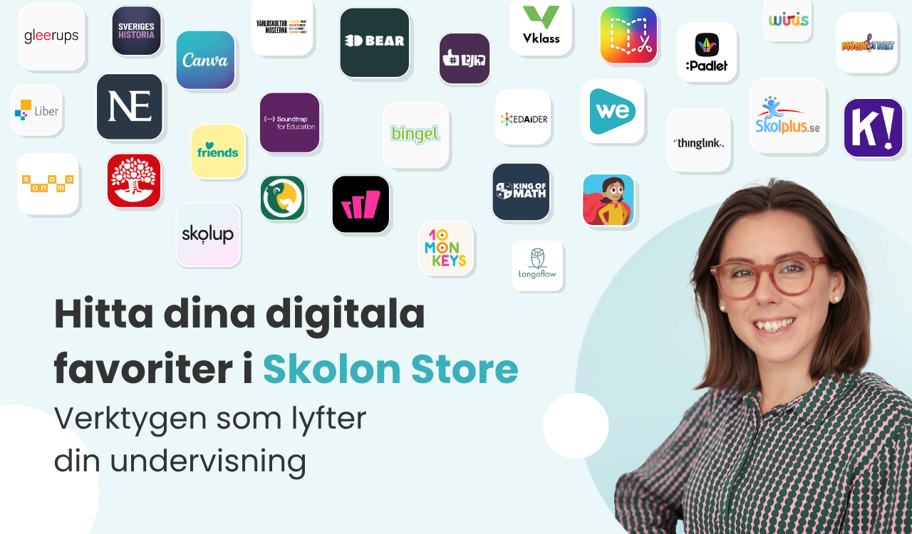Bild med Skolons partner visat med ikoner