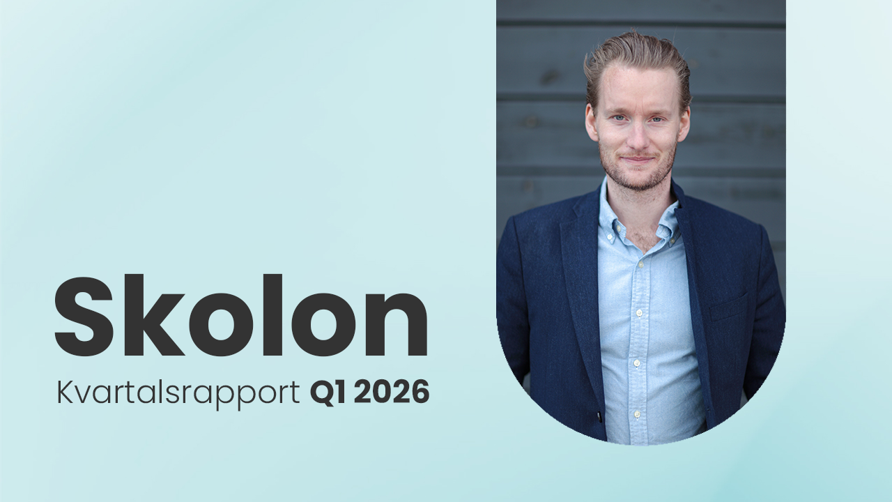 Skolon AB (publ) publicerar kvartalsrapport per 31 mars 2026